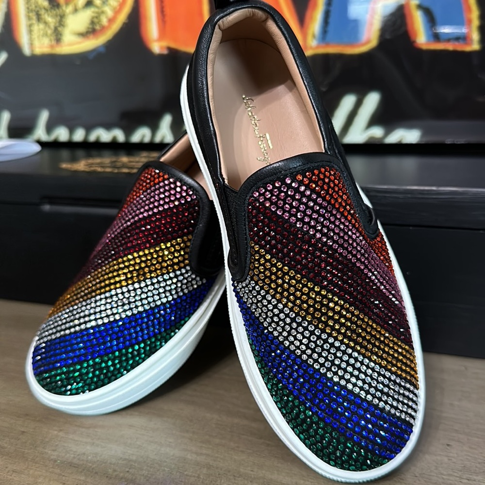 Ferragamo kids sneakers.